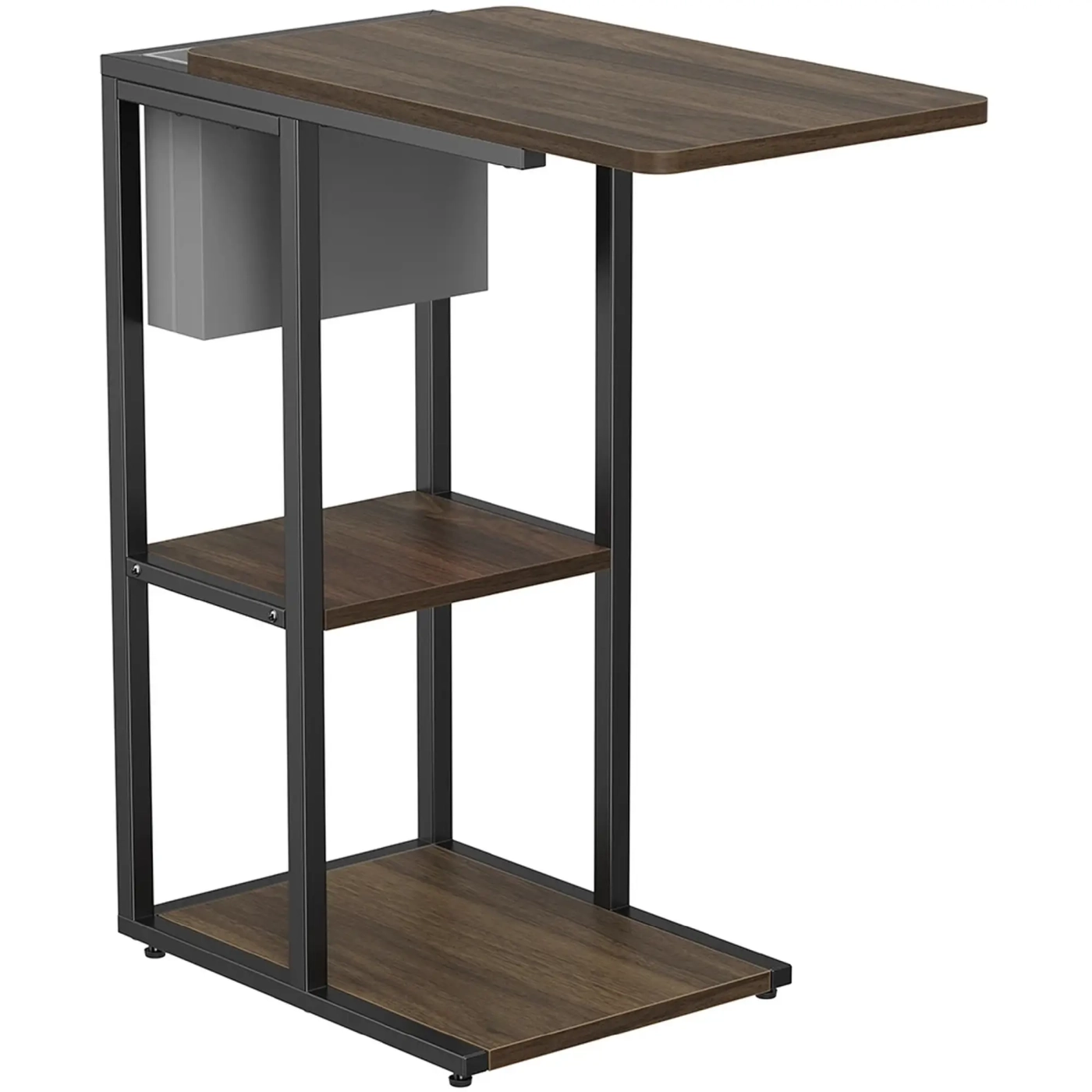 Купити Приставний столик Officepro SD175DW Dark Wood Black - фото 1