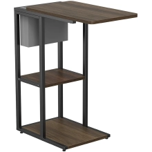 Купити Приставний столик Officepro SD175DW Dark Wood Black - фото 1