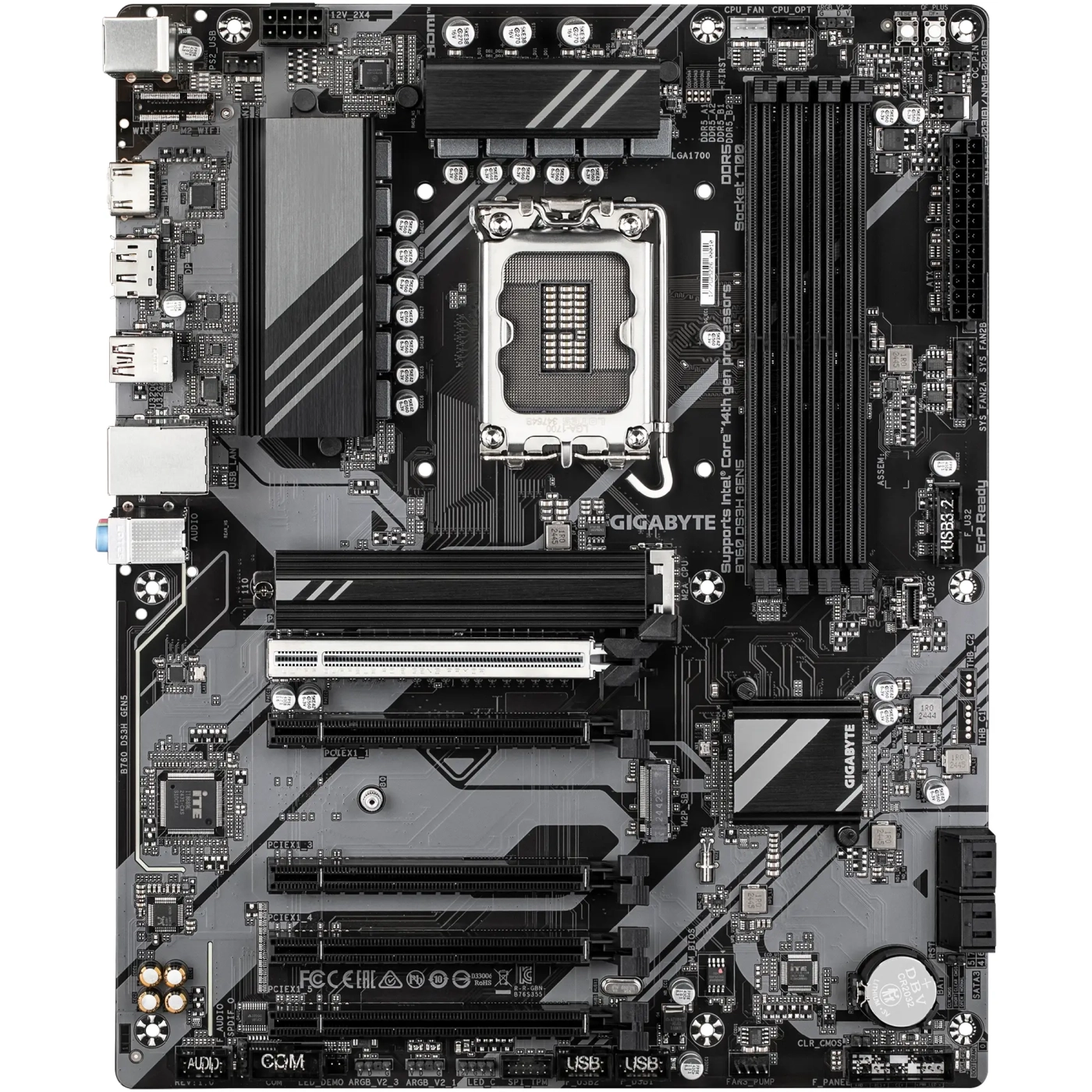 Купити Материнcька плата GIGABYTE B760 DS3H GEN5 - фото 2