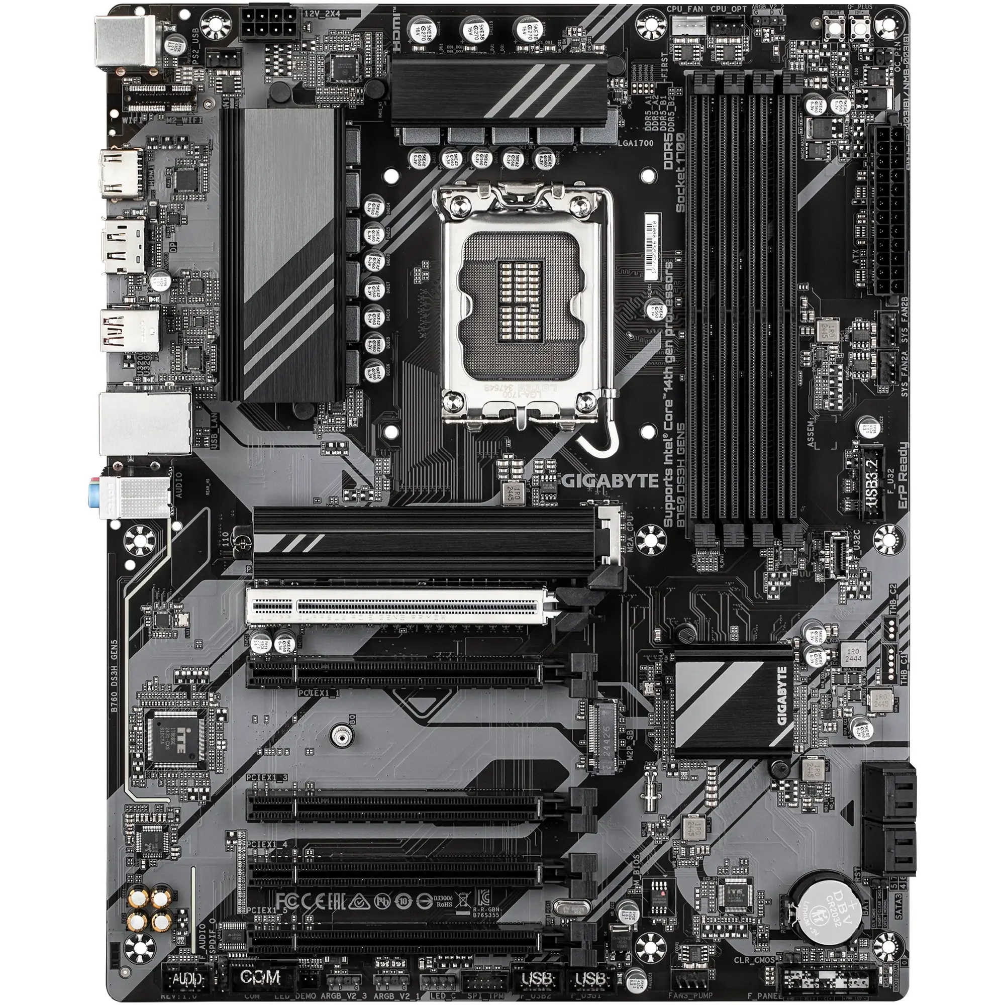 Купити Материнcька плата GIGABYTE B760 DS3H GEN5 - фото 2