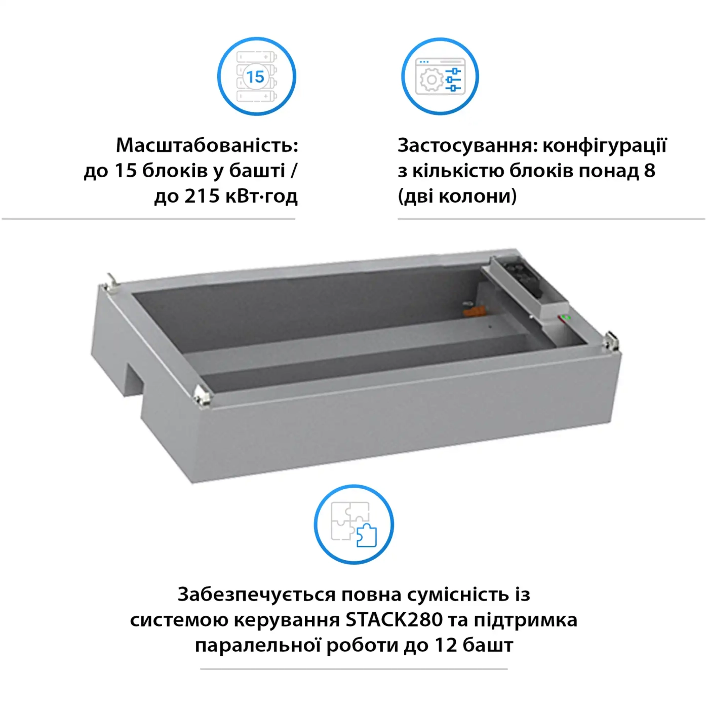 Купить Комплект для расширения Dyness STACK280 S51280 (S51280 Expand) - фото 2