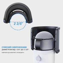 Купить Поп-фильтр Fifine U1 Black - фото 4