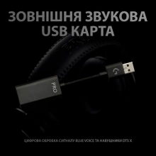 Купити Навушники Logitech G PRO X with Stand Black (991-000358) - фото 9