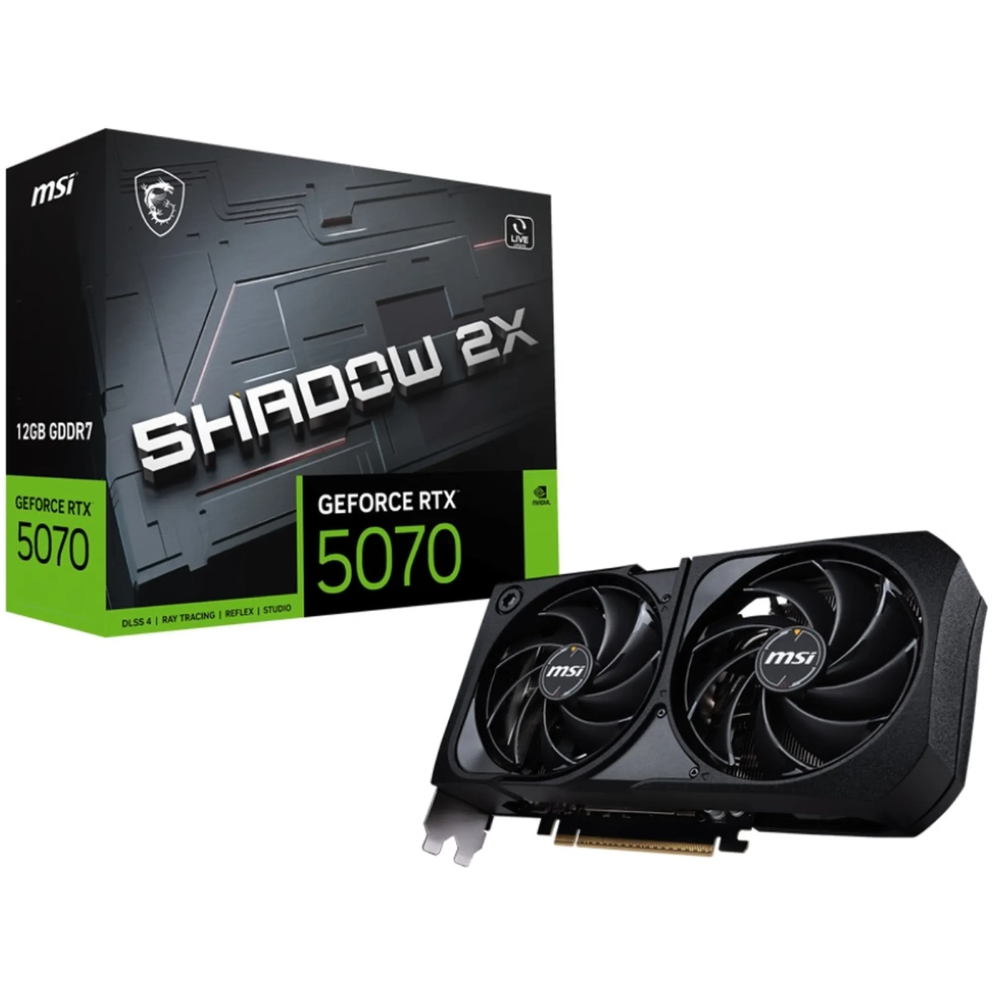 Купити Відеокарта MSI Nvidia GeForce RTX 5070 12G SHADOW 2X (G5070-12S2) - фото 6