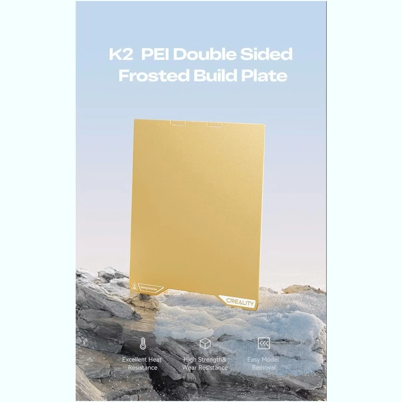 Купити Накладка для платформи CREALITY з PEI покриттям для 3D принтера K2 (4004090164) - фото 4