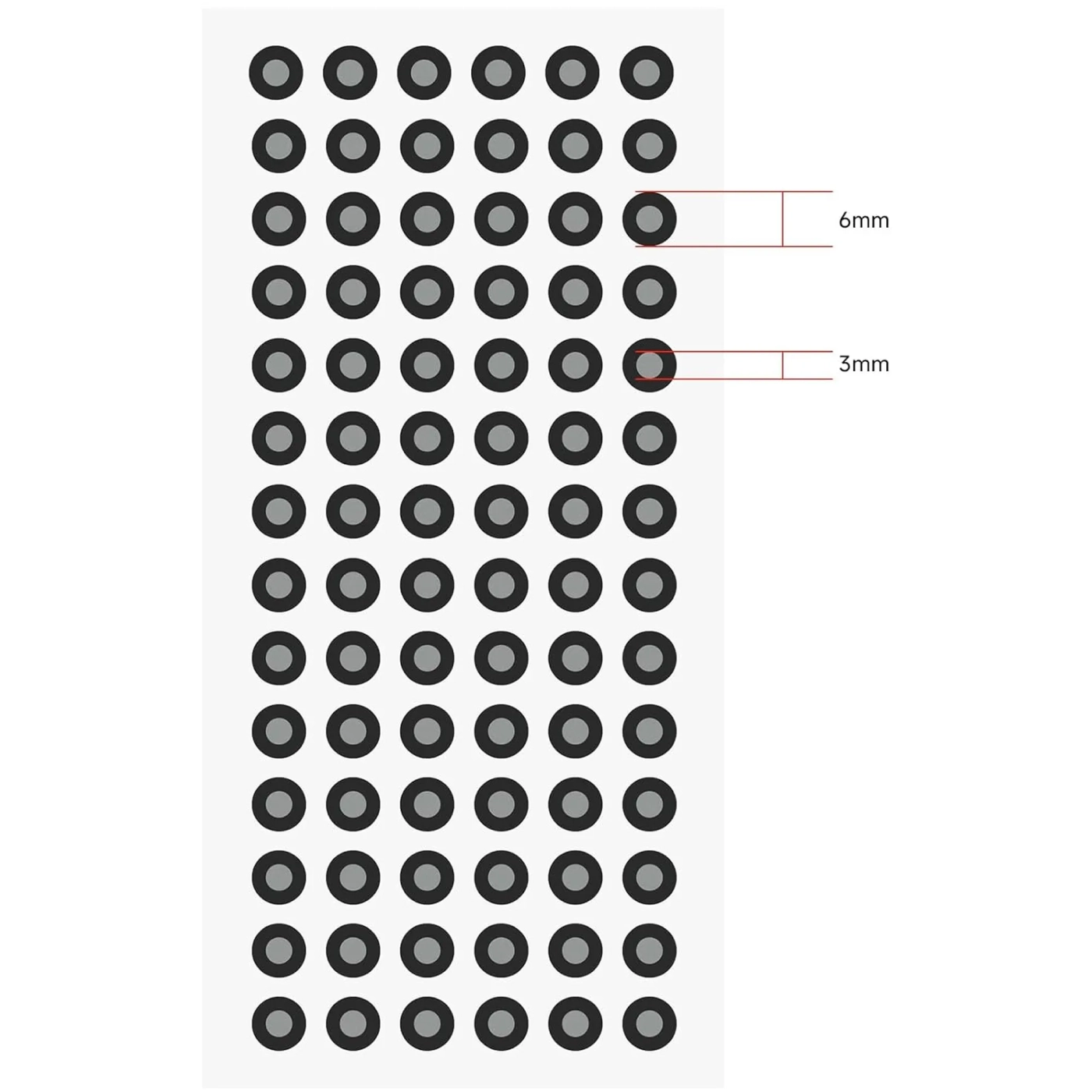 Купить Метки для 3D сканирования для сканеров CREALITY 3 мм, 1680 шт (4007010191) - фото 2