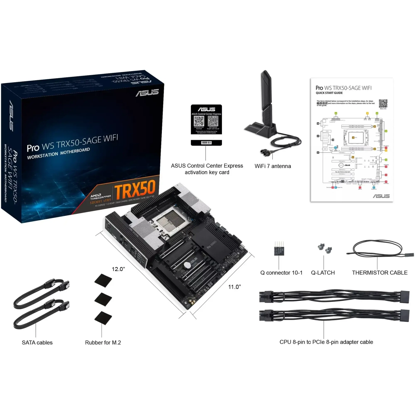 Купити Материнська плата ASUS PRO WS TRX50-SAGE WIFI - фото 8