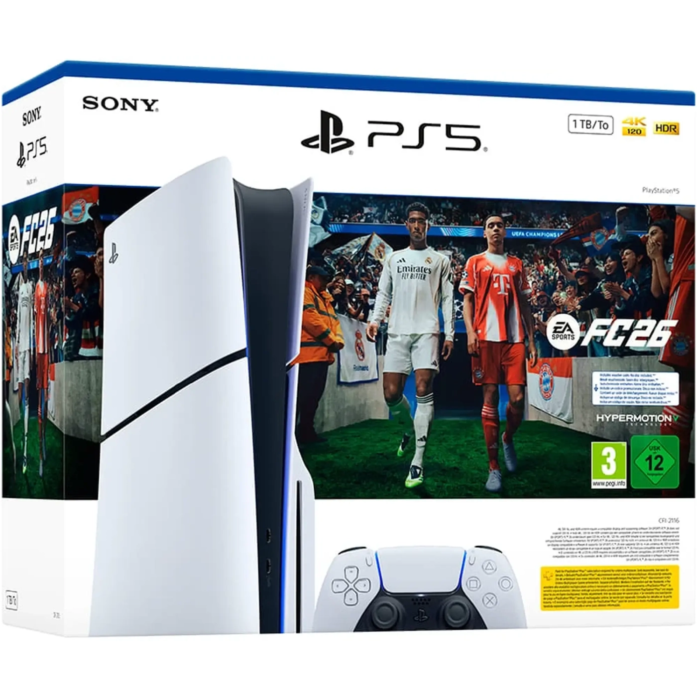 Купить Игровая приставка Sony PlayStation 5 Slim Blu-Ray EA SPORTS FC 26 (1000049854) - фото 2