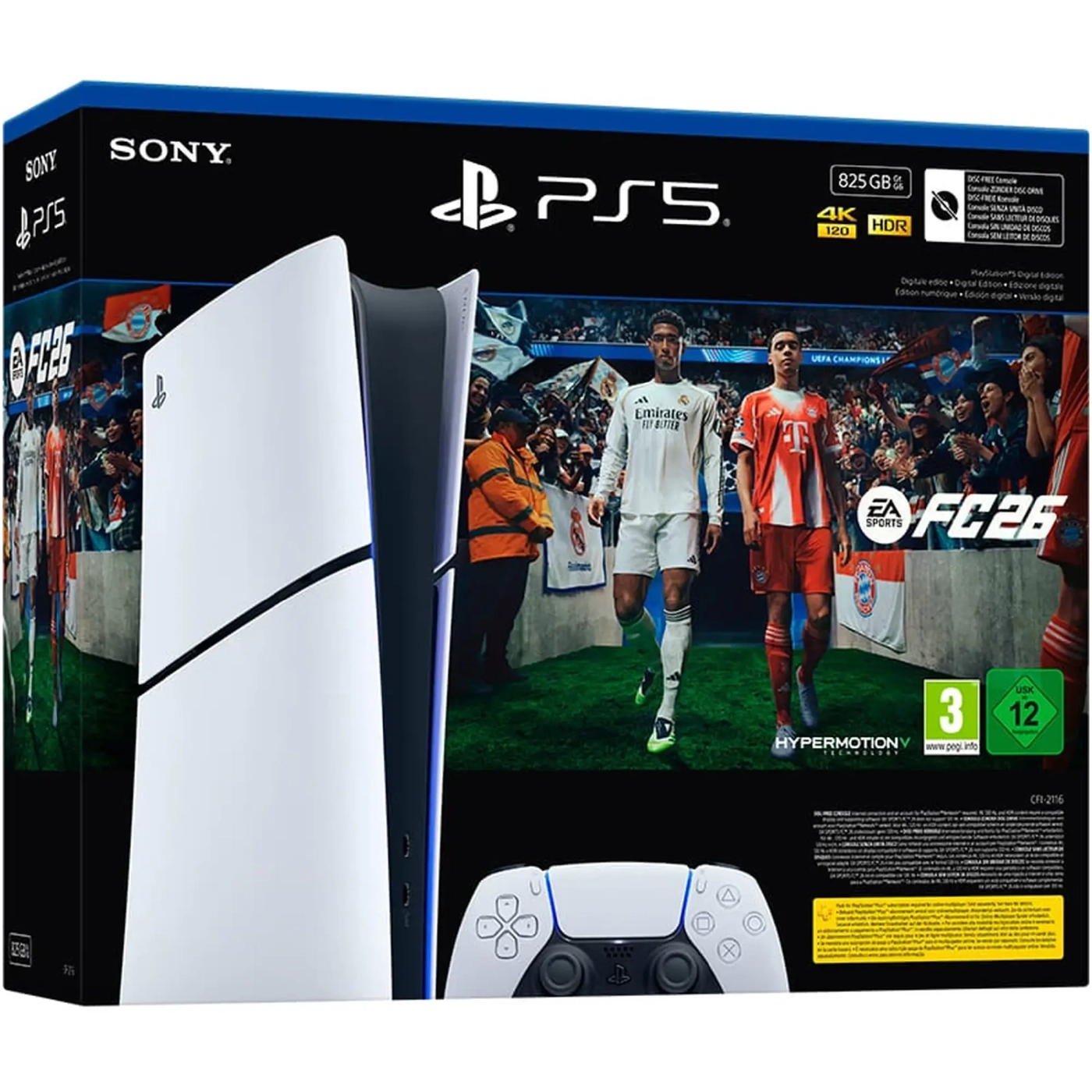 Купить Игровая приставка Sony PlayStation 5 Slim Digital Edition EA SPORTS FC 26 (1000049864) - фото 2