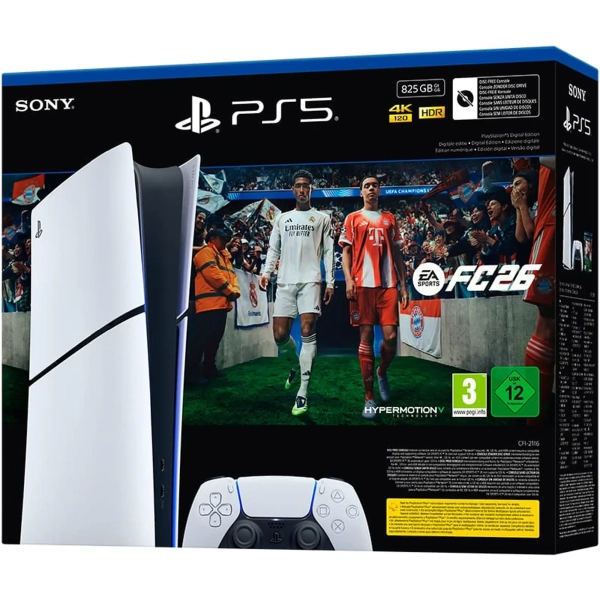Купить Игровая приставка Sony PlayStation 5 Slim Digital Edition EA SPORTS FC 26 (1000049864) - фото 3