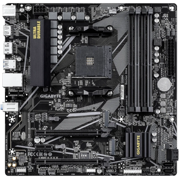 Купити Материнська плата GIGABYTE B550M DS3H R2 - фото 2