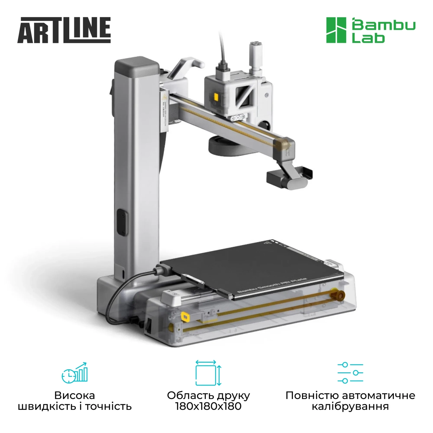 Купить 3D принтер Bambu Lab A1 Mini (PF002-M-EU) - фото 3