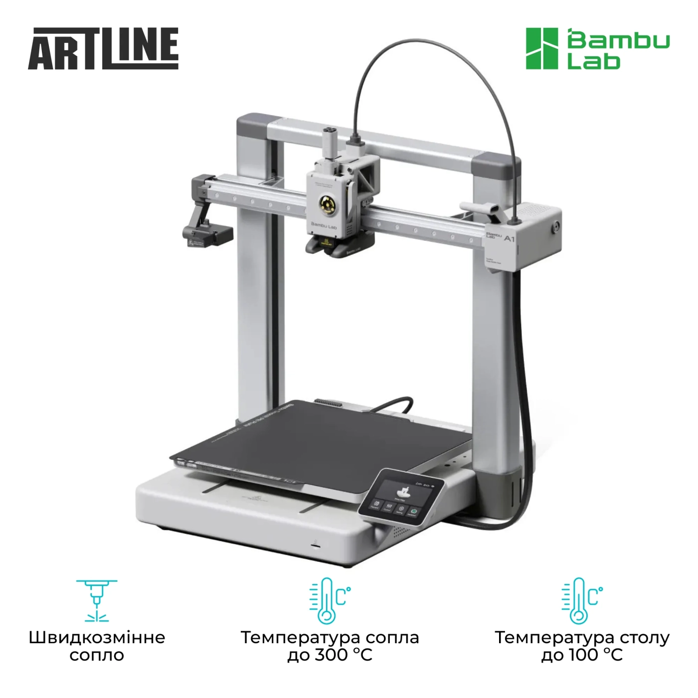 Купить 3D принтер Bambu Lab A1 (PF002-A-EU2) - фото 3