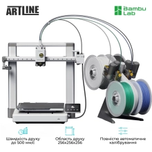 Купить 3D принтер Bambu Lab A1 Combo (PF002-A+SA005-EU2) - фото 3