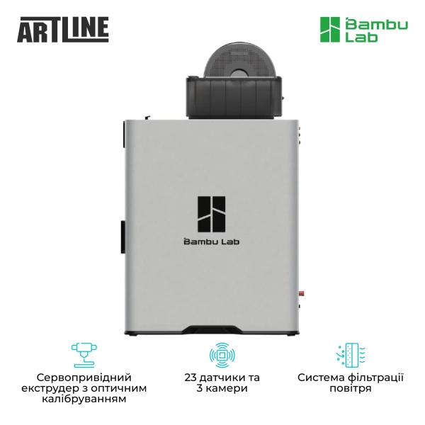 Купить 3D принтер Bambu Lab H2S AMS Combo (PF003-S+SA007-EU) - фото 5