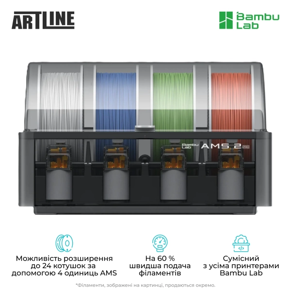 Купить 3D принтер Bambu Lab H2D AMS Combo (PF003-D+SA007-EU) - фото 7