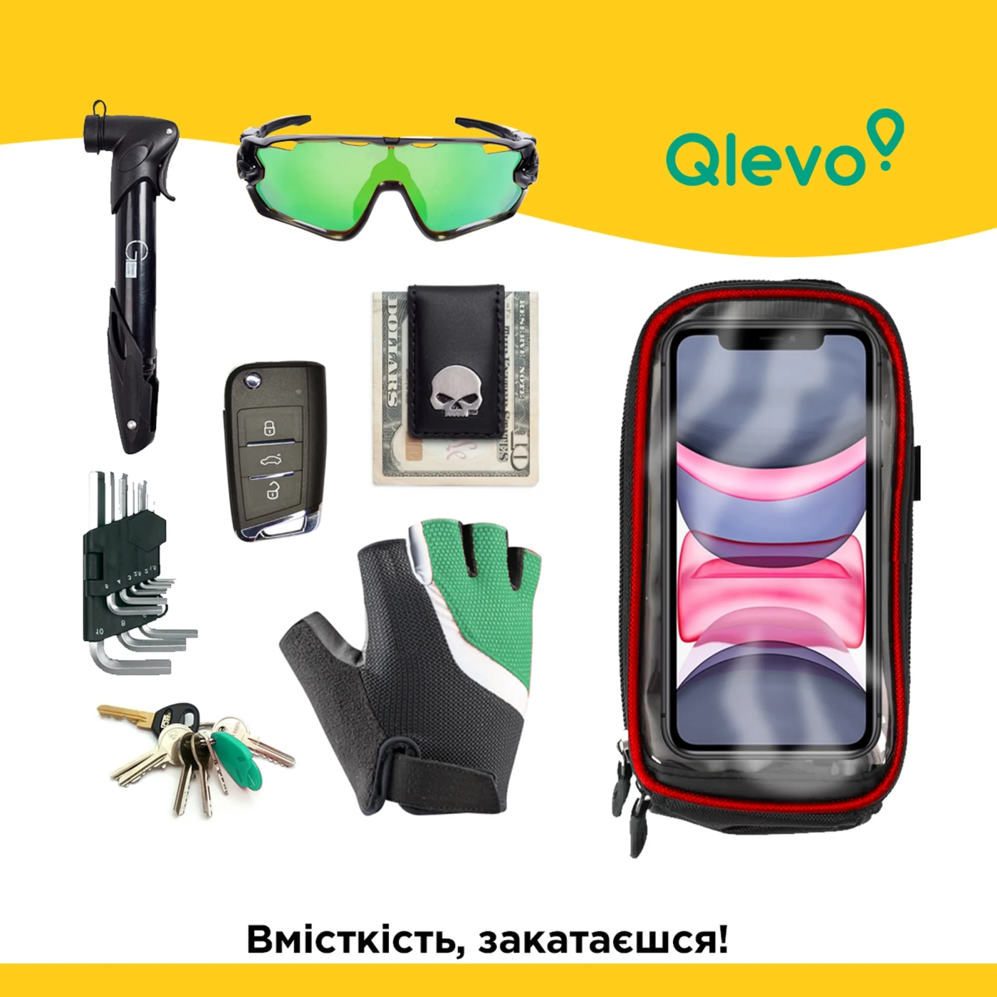 Купить Сумка для велосипеда ArmorStandart Qlevo Red (ARM58958) - фото 5