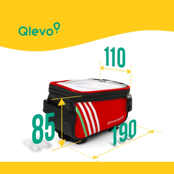 Купить Сумка для велосипеда ArmorStandart Qlevo Red (ARM58958) - фото 6