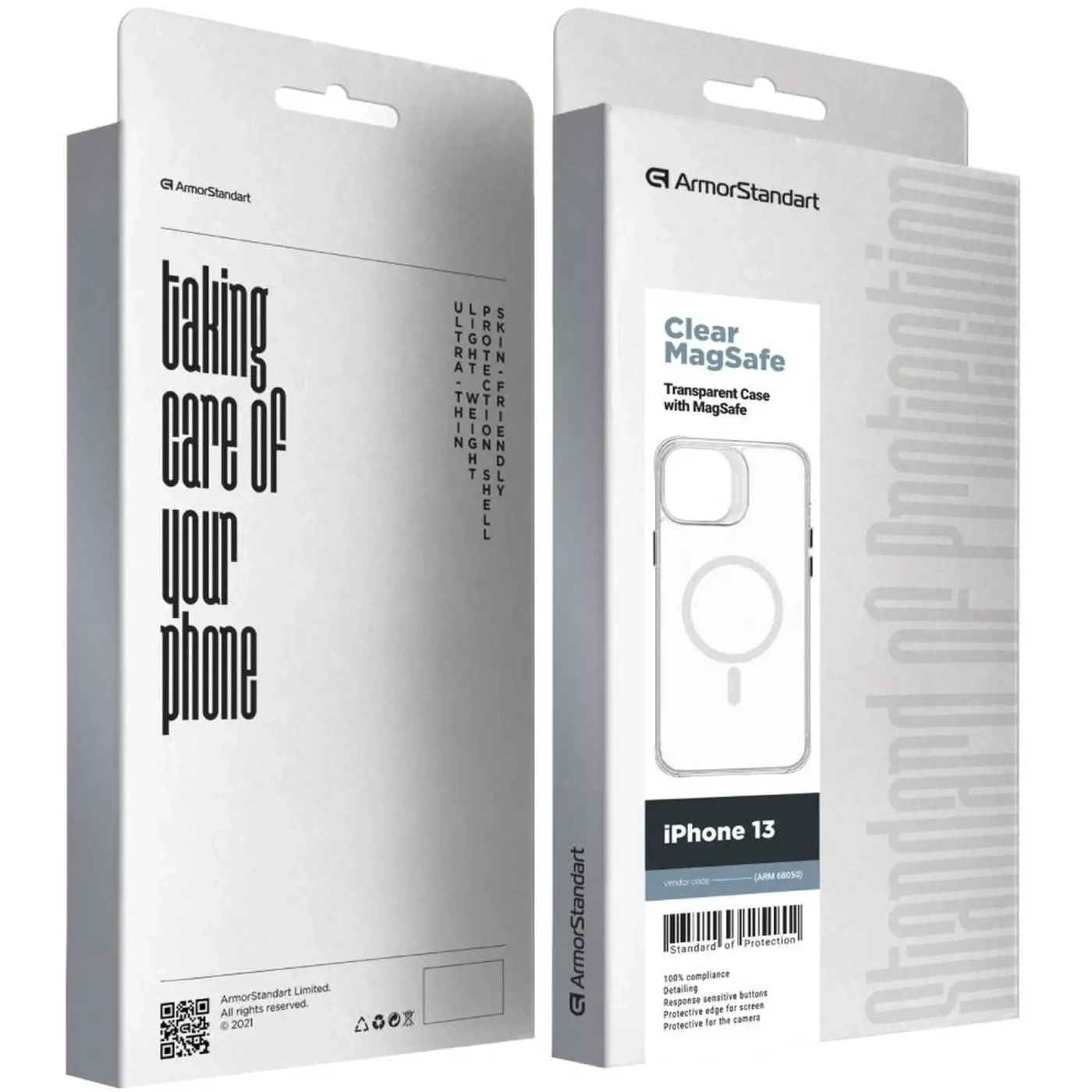 Купити Чохол ArmorStandart Clear Magsafe для Apple iPhone 13 Tansparent (ARM68050) - фото 3