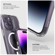 Купити Чохол ArmorStandart Clear Magsafe для Apple iPhone 13 Tansparent (ARM68050) - фото 4