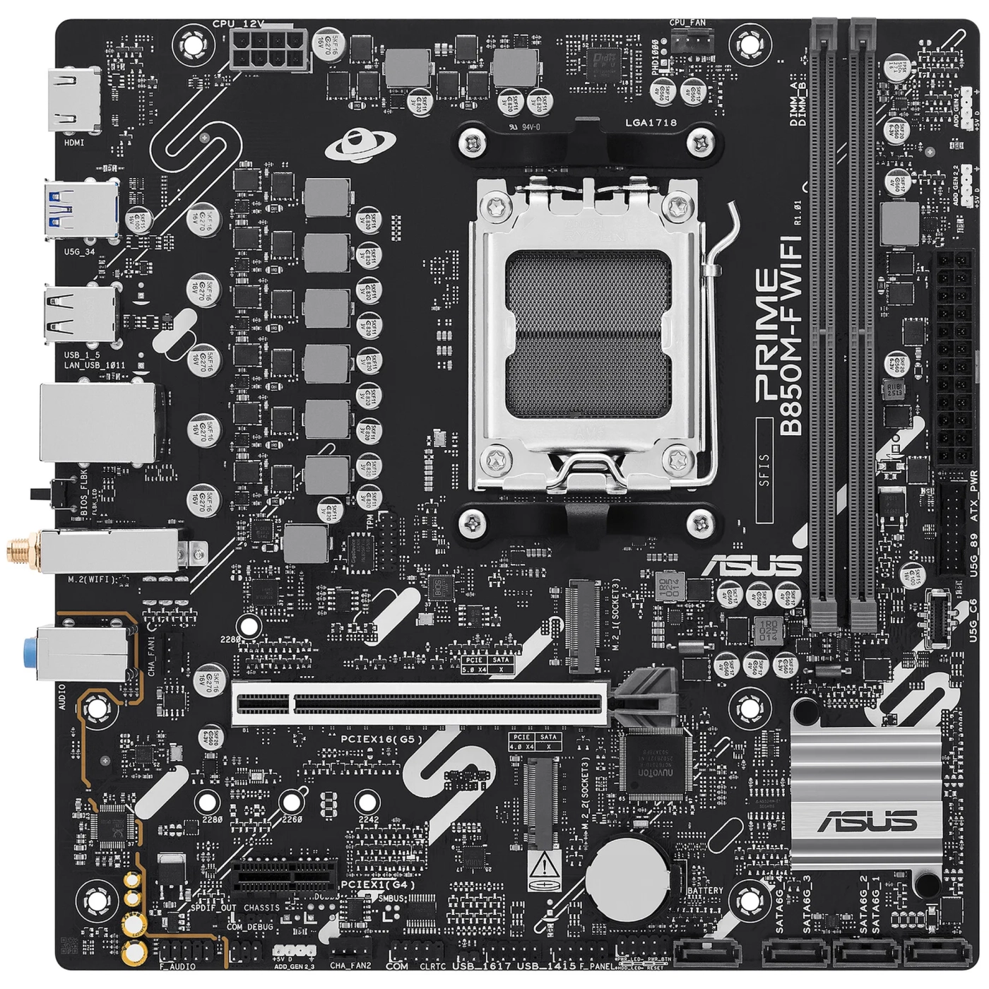 Купити Материнська плата ASUS PRIME B850M-F WIFI - фото 1