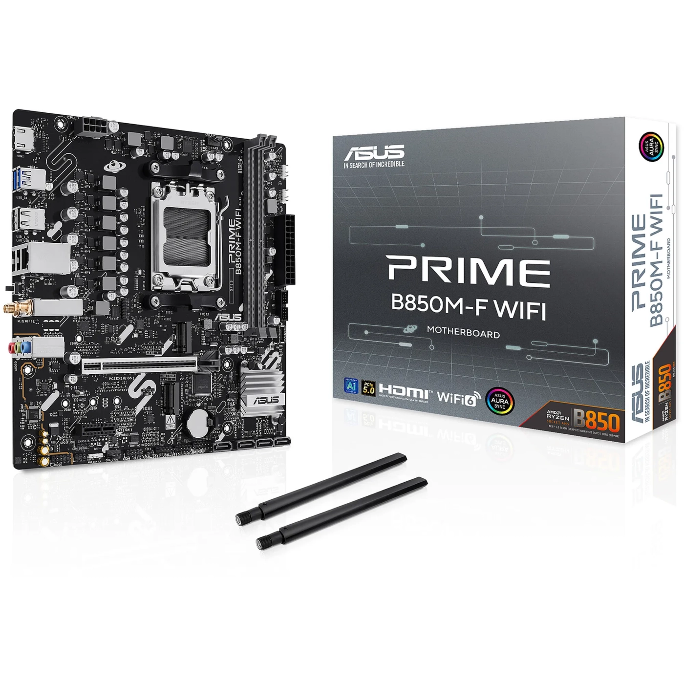 Купити Материнська плата ASUS PRIME B850M-F WIFI - фото 5