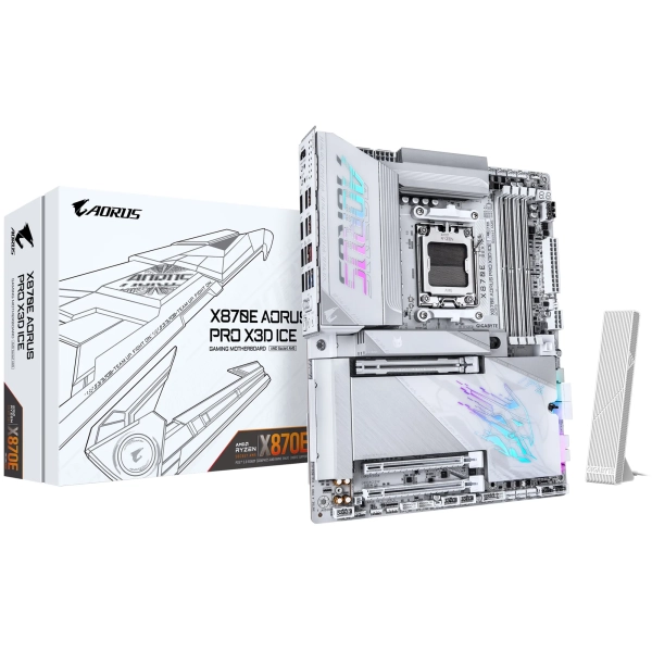 Купить Материнская плата GIGABYTE X870E AORUS PRO X3D ICE - фото 5