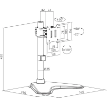 Купити Кріплення для монітора OfficePro MA099B - фото 5