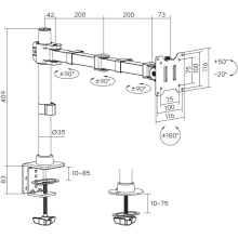 Купити Кріплення для монітора OfficePro MA111B - фото 8