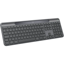 Купити Клавіатура Logitech Slim Solar+ for Business Wireless/Bluetooth Graphite (920-013779) - фото 2