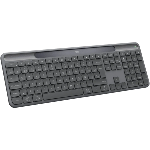 Купити Клавіатура Logitech Slim Solar+ for Business Wireless/Bluetooth Graphite (920-013779) - фото 2