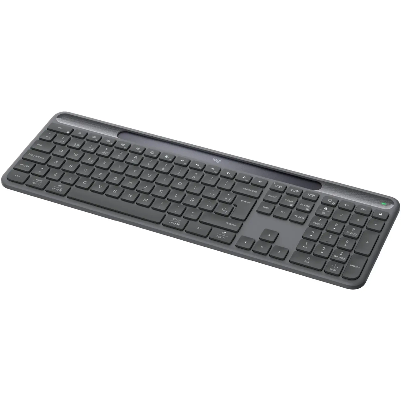 Купити Клавіатура Logitech Slim Solar+ for Business Wireless/Bluetooth Graphite (920-013779) - фото 3
