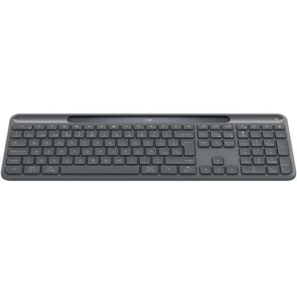 Купити Клавіатура Logitech Slim Solar+ for Business Wireless/Bluetooth Graphite (920-013779) - фото 4