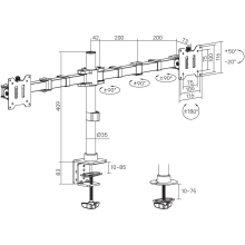 Купити Кріплення для монітора OfficePro MA112B - фото 6