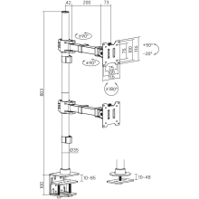 Купити Кріплення для монітора OfficePro MA122B - фото 8