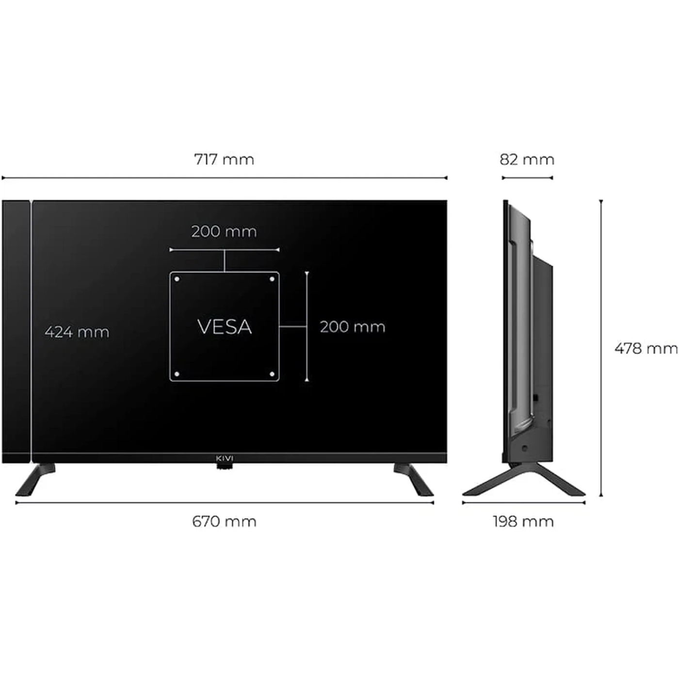 Купити Телевізор Kivi 32H800KB - фото 5