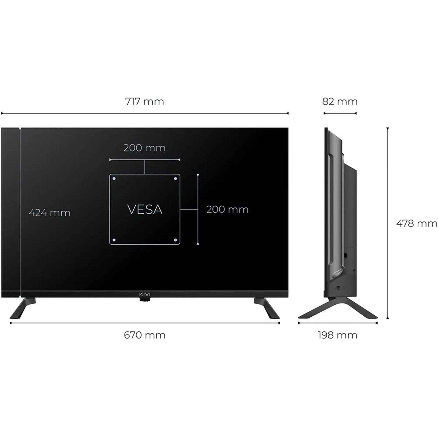 Купити Телевізор Kivi 32H820KB - фото 4
