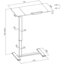 Купить Офисный стол с регулировкой высоты OfficePro ODM320W - фото 10