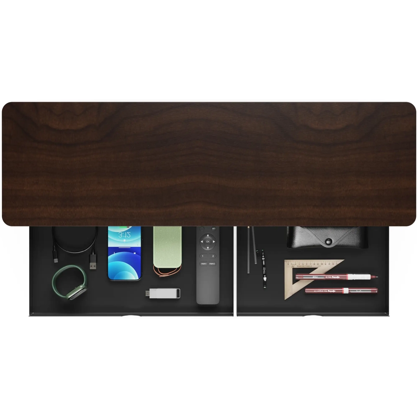 Купить Столик для ноутбука/монитора OfficePro MR145DW Dark Wood/Black - фото 5