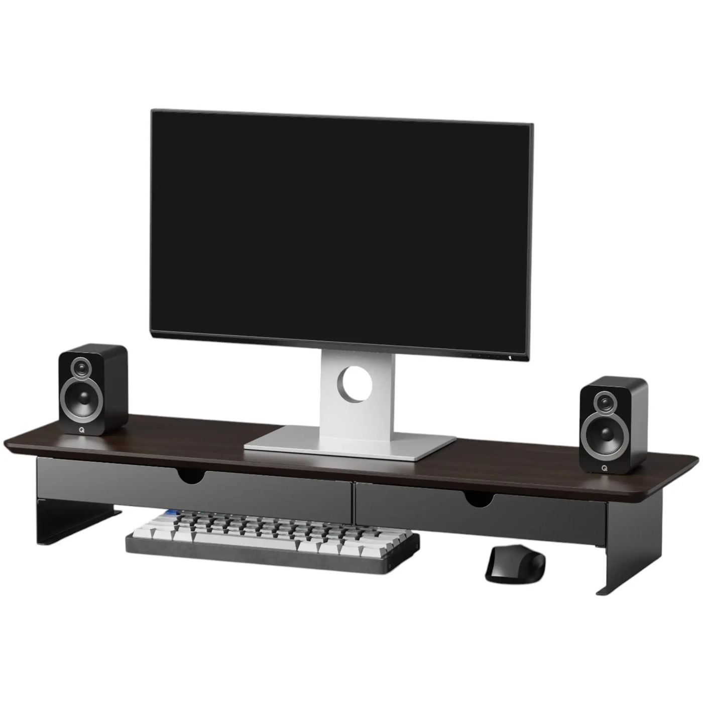 Купить Столик для ноутбука/монитора OfficePro MR145DW Dark Wood/Black - фото 6