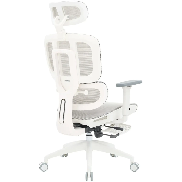 Купить Кресло офисное Officepro Skyline Footrest OC750-W-LG-LG White/Light Gray - фото 4