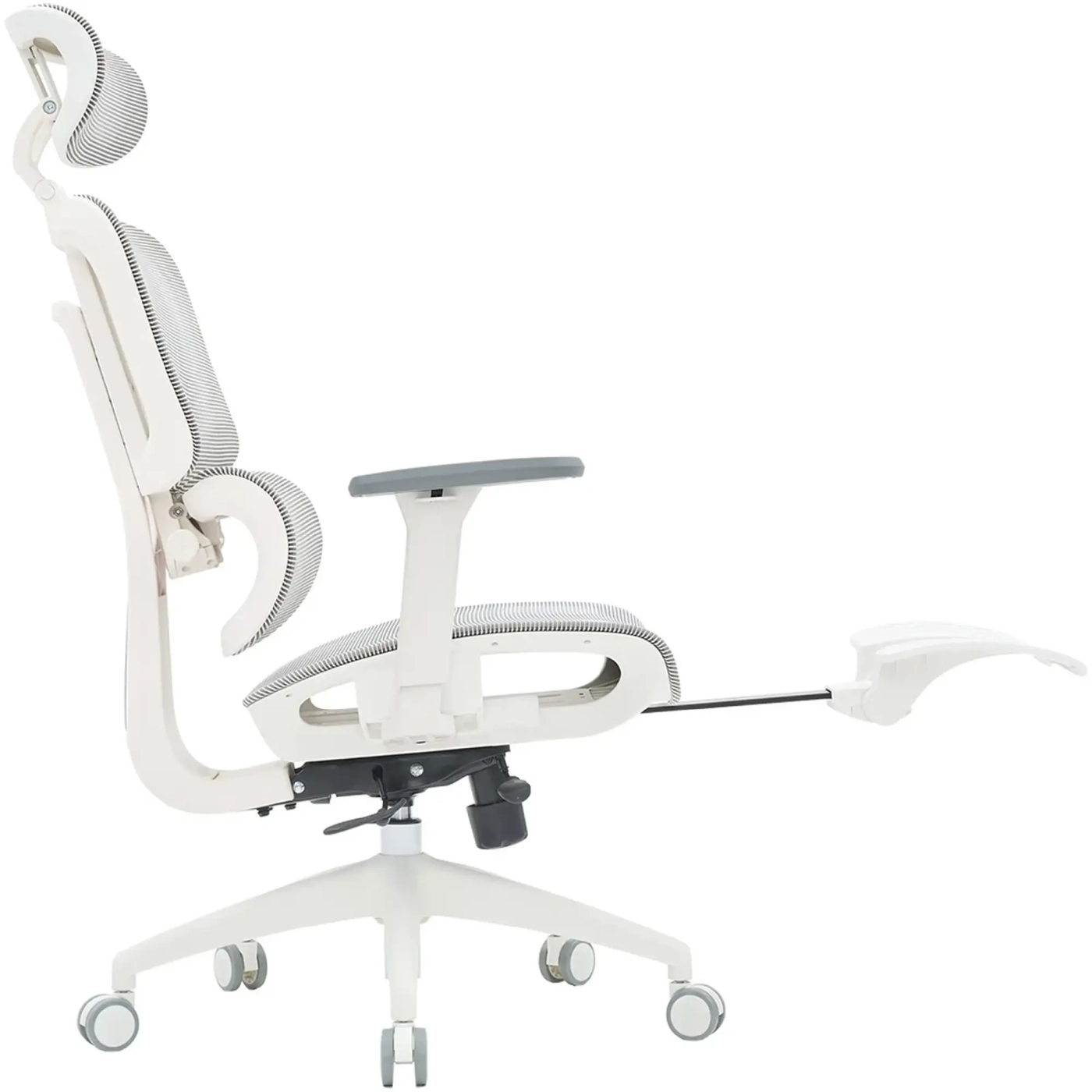 Купить Кресло офисное Officepro Skyline Footrest OC750-W-LG-LG White/Light Gray - фото 6