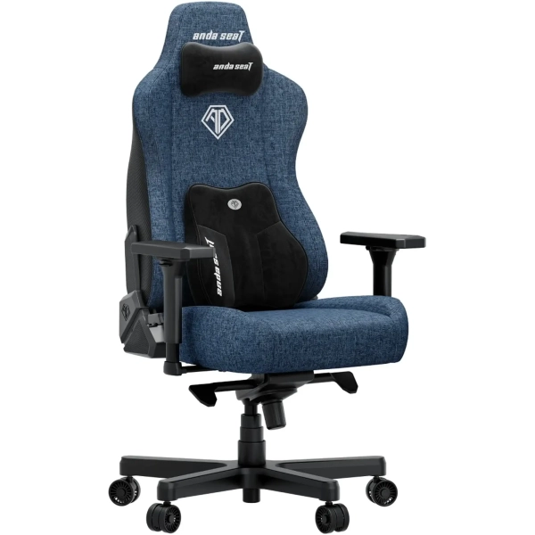 Купить Кресло для геймеров Anda Seat Kaiser 3E XL Dark Blue Fabric (AD23YC-XL-09-S-CF-S01) - фото 2