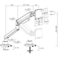 Купити Кріплення для монітора OfficePro MA601G - фото 9