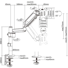 Купити Кріплення для монітора OfficePro MA721B - фото 12