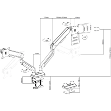 Купить Кронштейн Anda Seat Stealth Pro II Duo Titanium (AD-W-A9-2S-BT) - фото 11