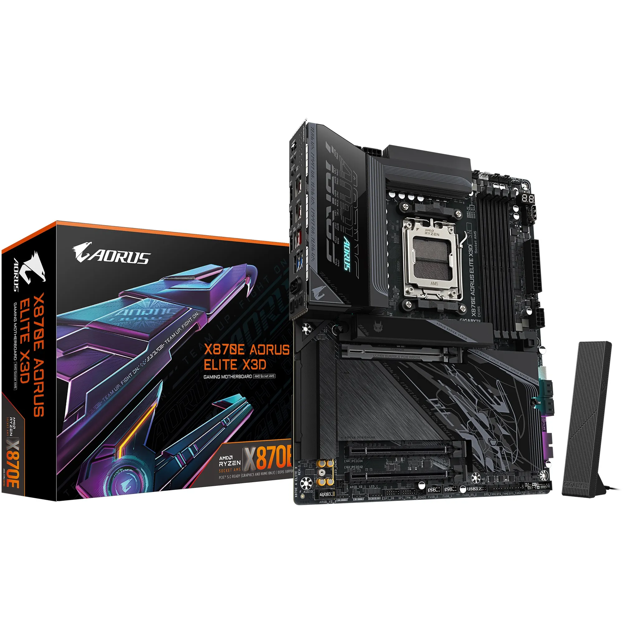 Купити Материнська плата GIGABYTE X870E AORUS ELITE X3D - фото 1