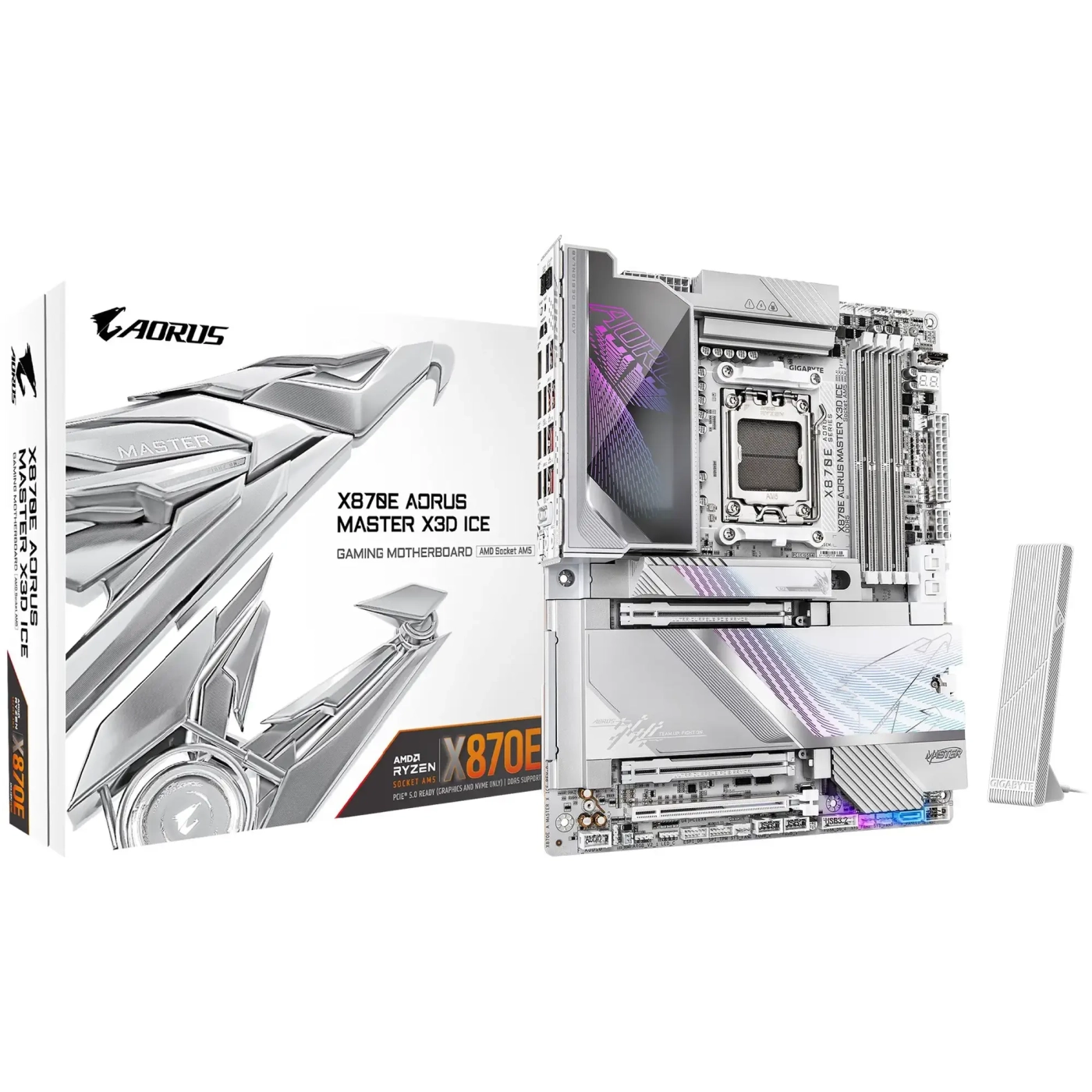 Купить Материнская плата GIGABYTE X870E AORUS MASTER X3D ICE - фото 5
