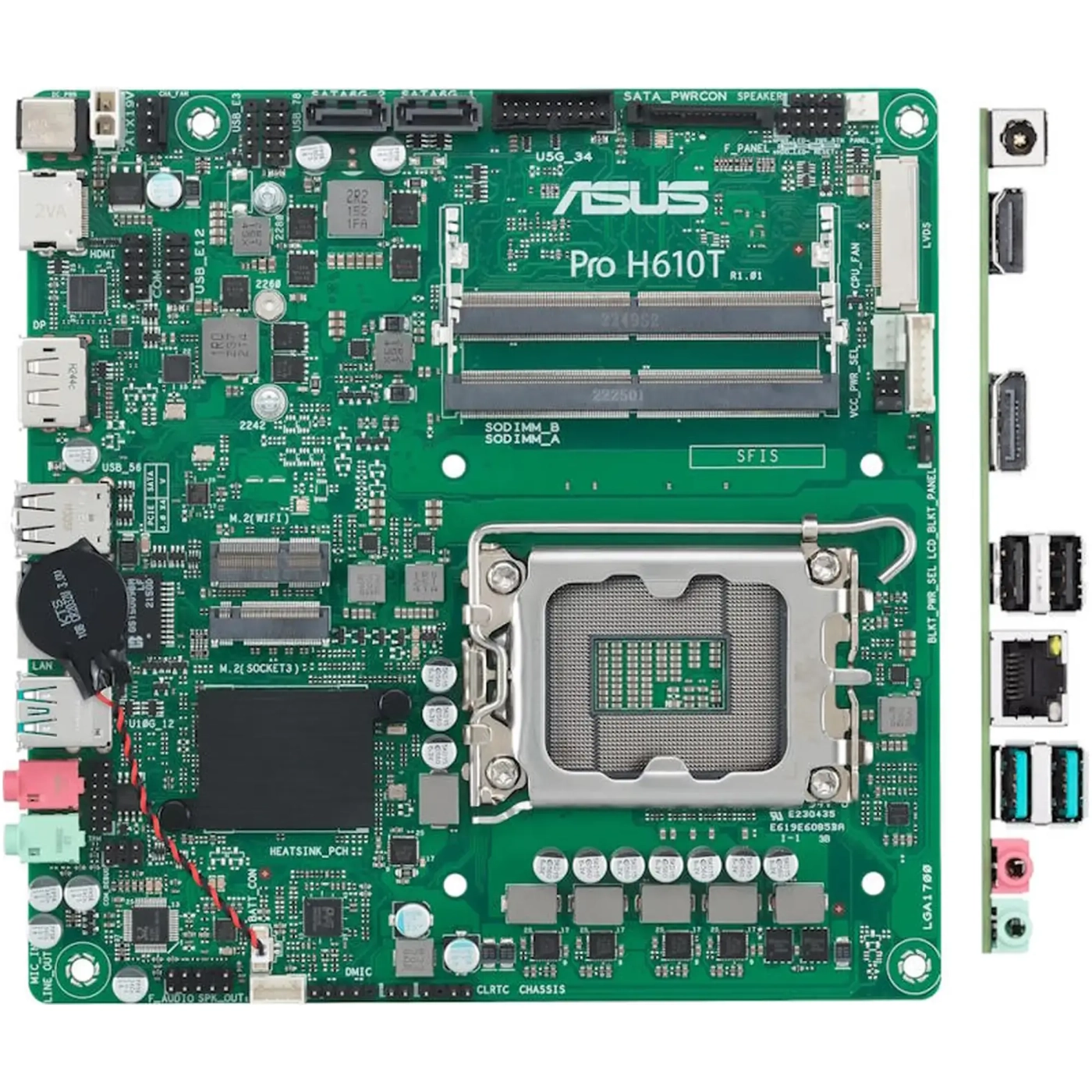 Купить Материнская плата ASUS PRO H610T-CSM - фото 1