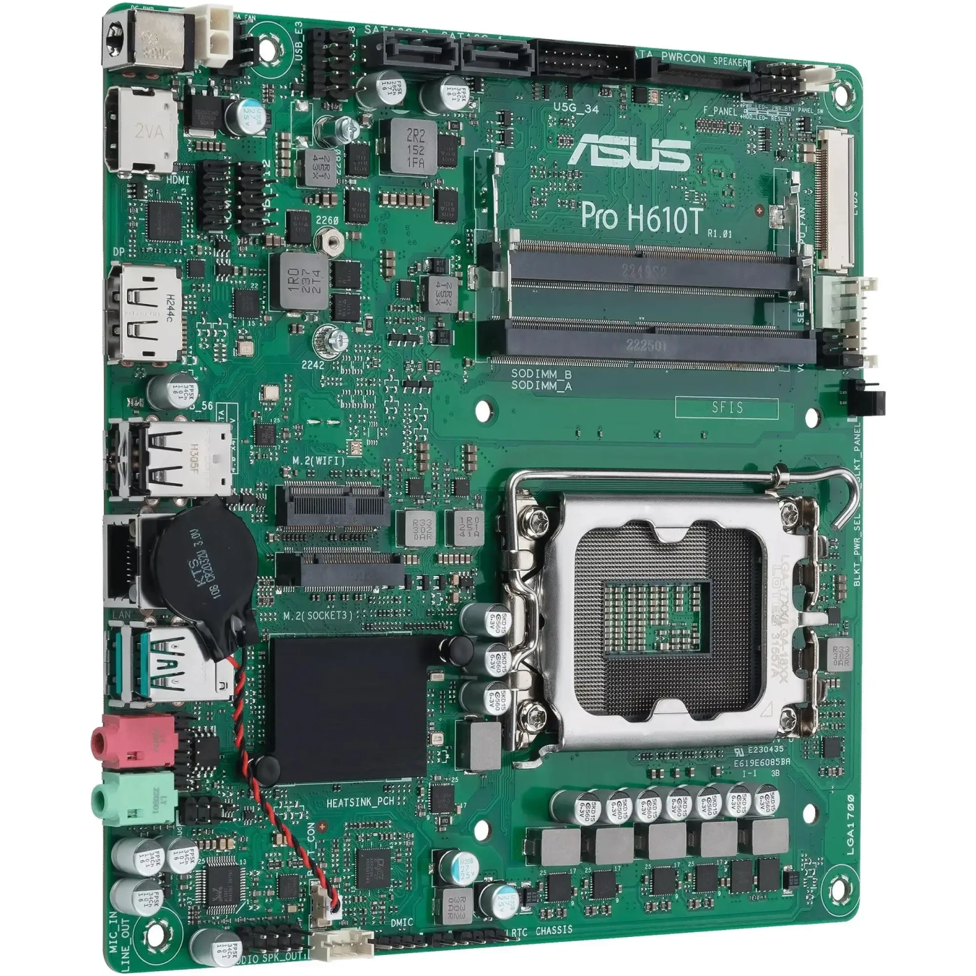 Купить Материнская плата ASUS PRO H610T-CSM - фото 2
